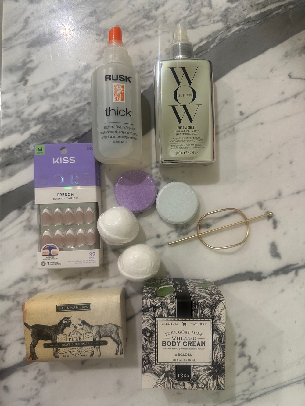 LOT OF BODY & HAIR CARE — RUSK thick, WOW colorwow, Beekman, Kiss nails
